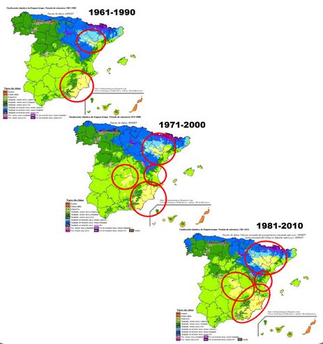El avance de las desertificación en España en las últimas 5 décadas